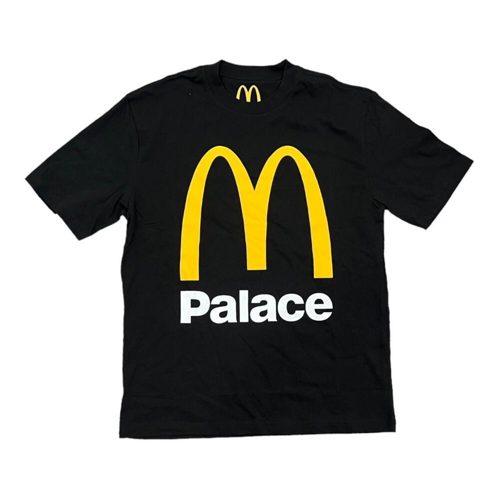 Palace x McDonald's Logo T-Shirt 'Black' – Size Small – New